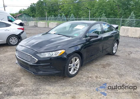 2018 Ford Fusion Se из США, поврежденный, VIN 3FA6P0HD3JR238610